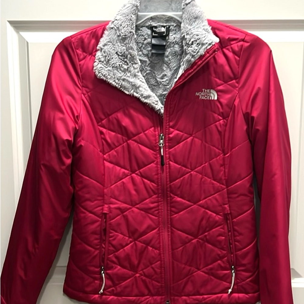 The North Face Women's Fuchsia Quilted Ski Jacket